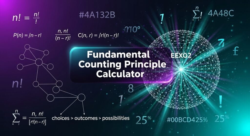 Fundamental Counting Principle Calculator