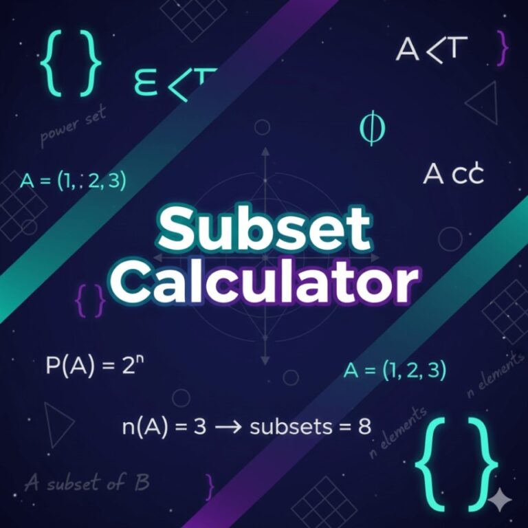 Subset Calculator | Find All Possible Subsets of a Set